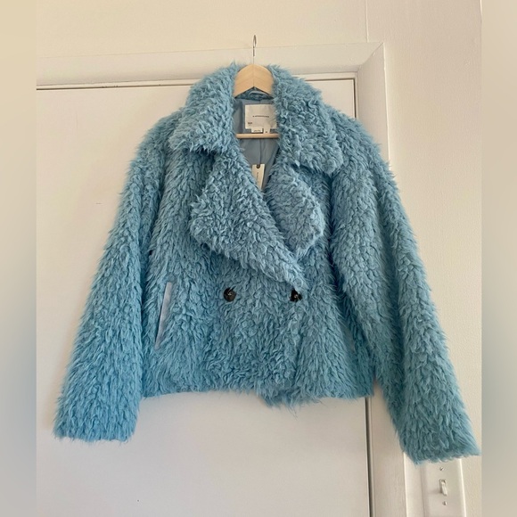 By Anthropologie Faux Fur Jacket - Picture 5 of 6
